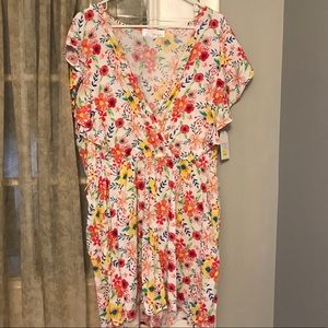NWT Floral Romper